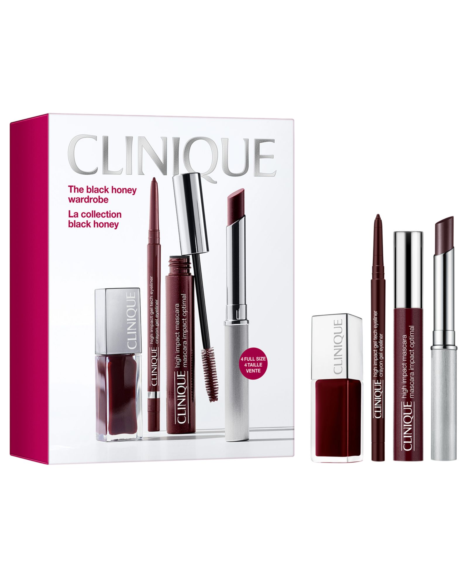 Набор косметики Clinique The Black Honey Wardrobe, 4 предмета