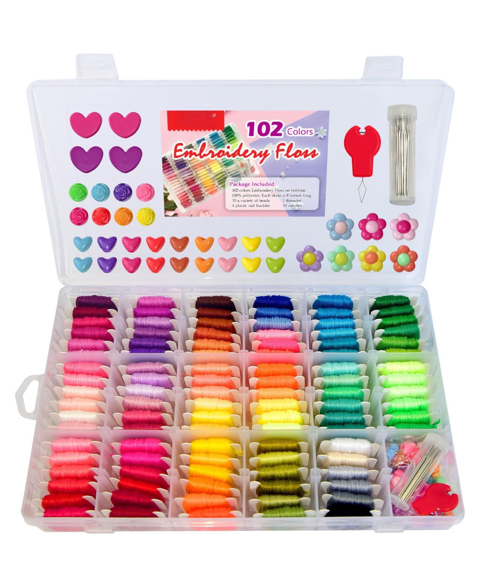 Набор для вышивания GNUADZ 102 Embroidery Floss Cross Stitch Thread Craft Kit