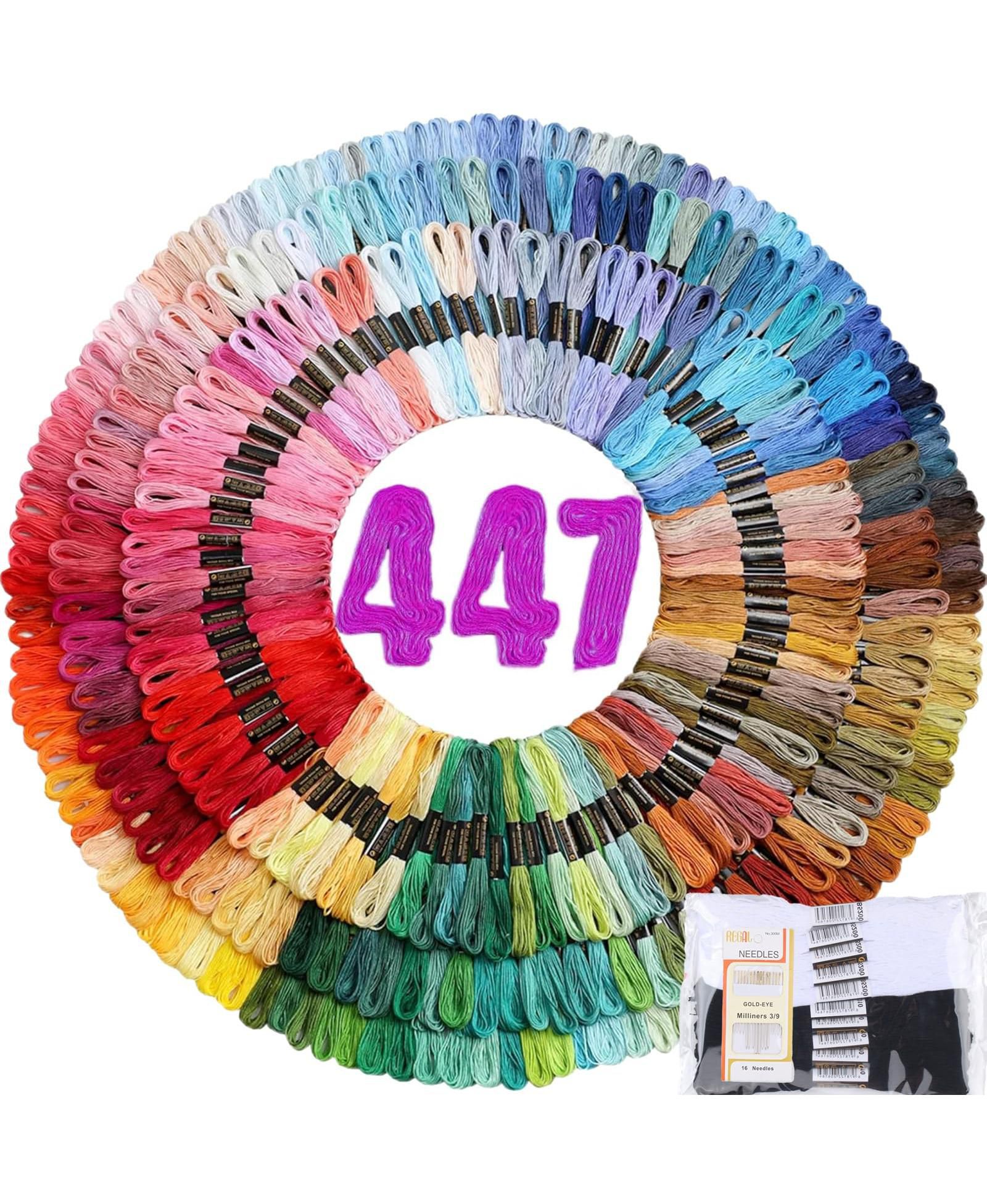Набор ниток для вышивания GNUADZ 447pieces Rainbow Thread