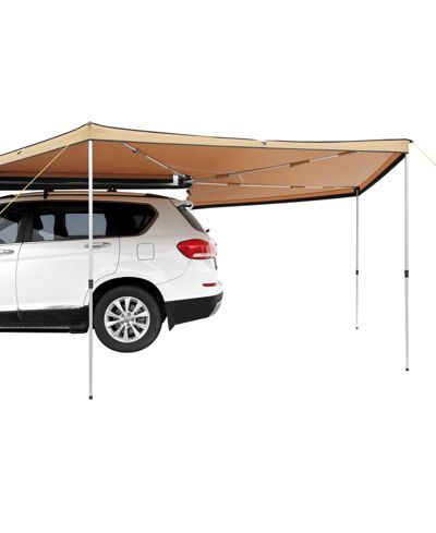 Автомобильный тент GOUUN 270-градусный, высота 8.2 ft, выдвижной боковой тент с защитой UV50+ и сумкой для хранения