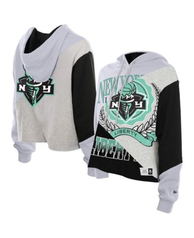 Женское укороченное худи New Era New York Liberty Color Block Boxy
