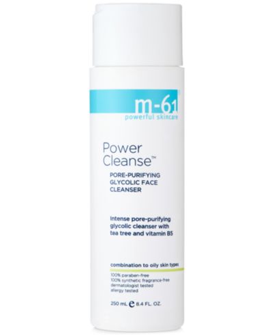 m-61 by Bluemercury Power Cleanse Pore Purifying Glycolic Cleanser, 8.4 oz.