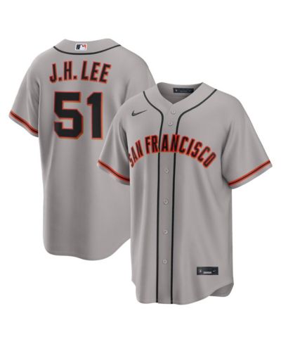 Nike Men's Jung Hoo Lee Gray San Francisco Giants Road Replica Jersey