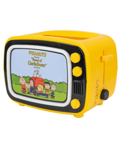 Uncanny Brands Peanuts Retro TV Toaster с подсветкой