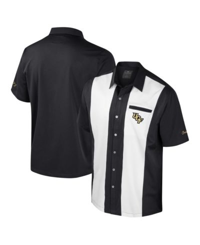 Colosseum мужская рубашка на пуговицах UCF Knights Strike Bowling, черная