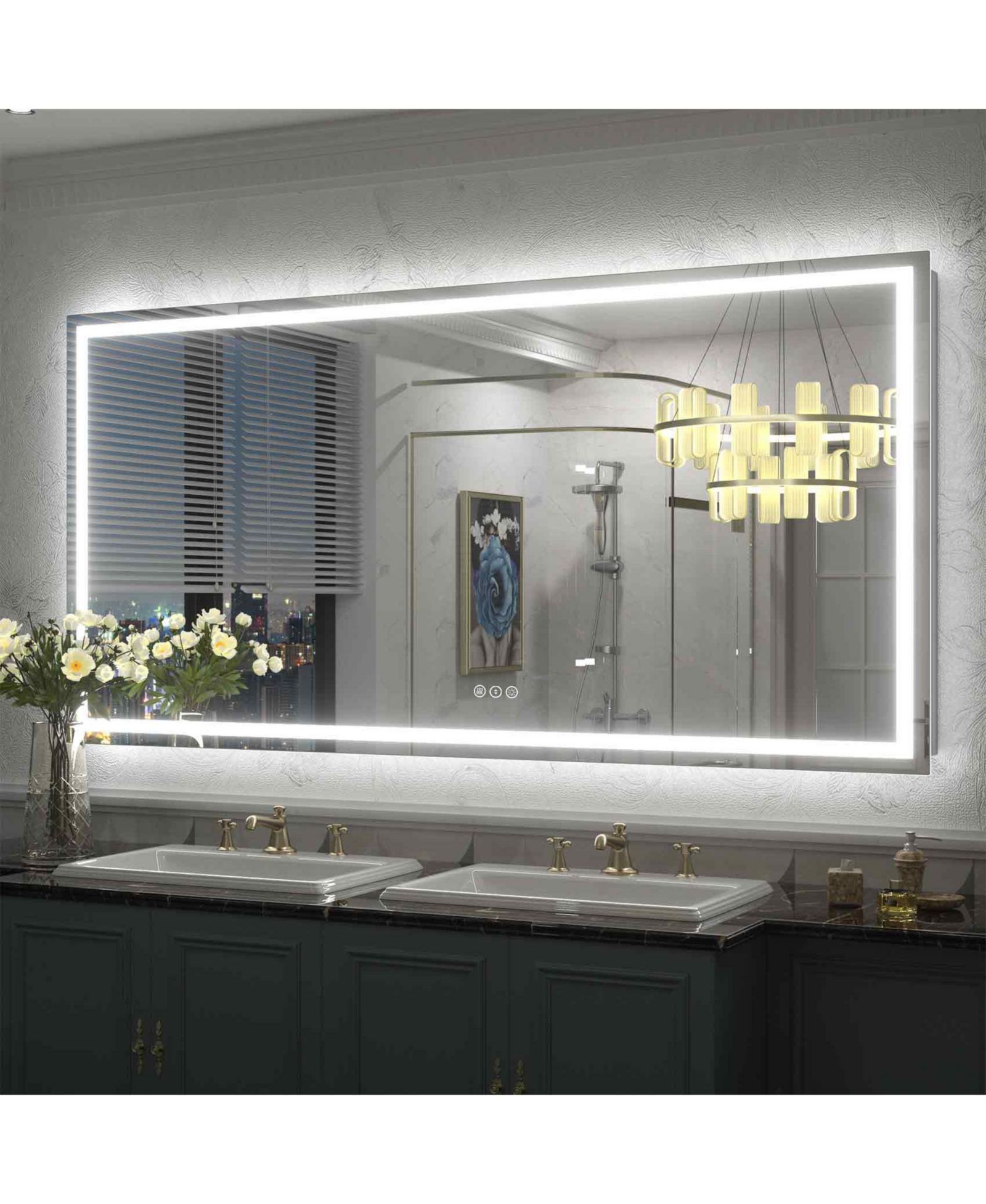 Зеркало для ванной Apmir с LED-подсветкой