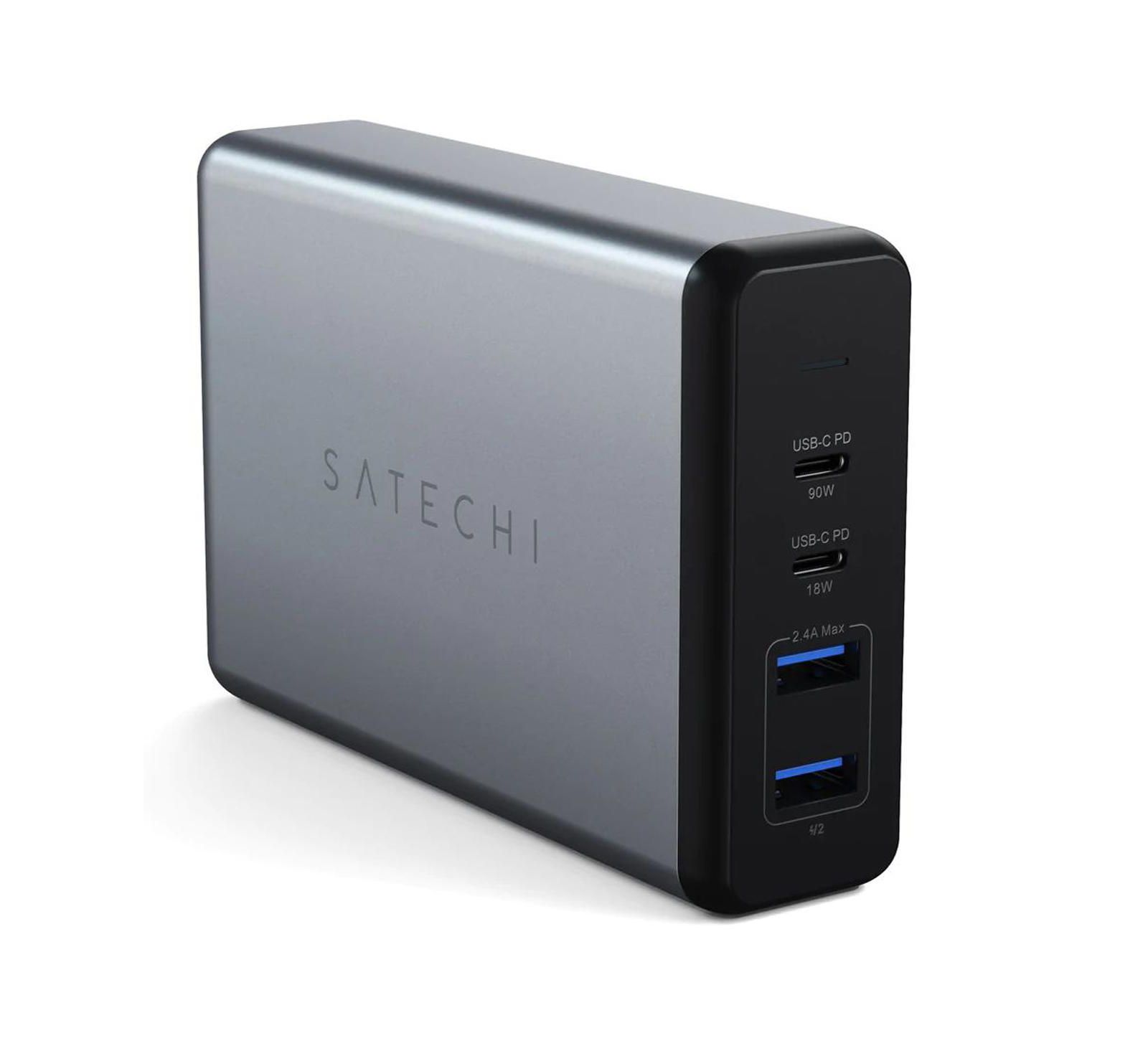 Настольный зарядный девайс Satechi 108W 4-Port USB Type-C and Type-A Pro PD