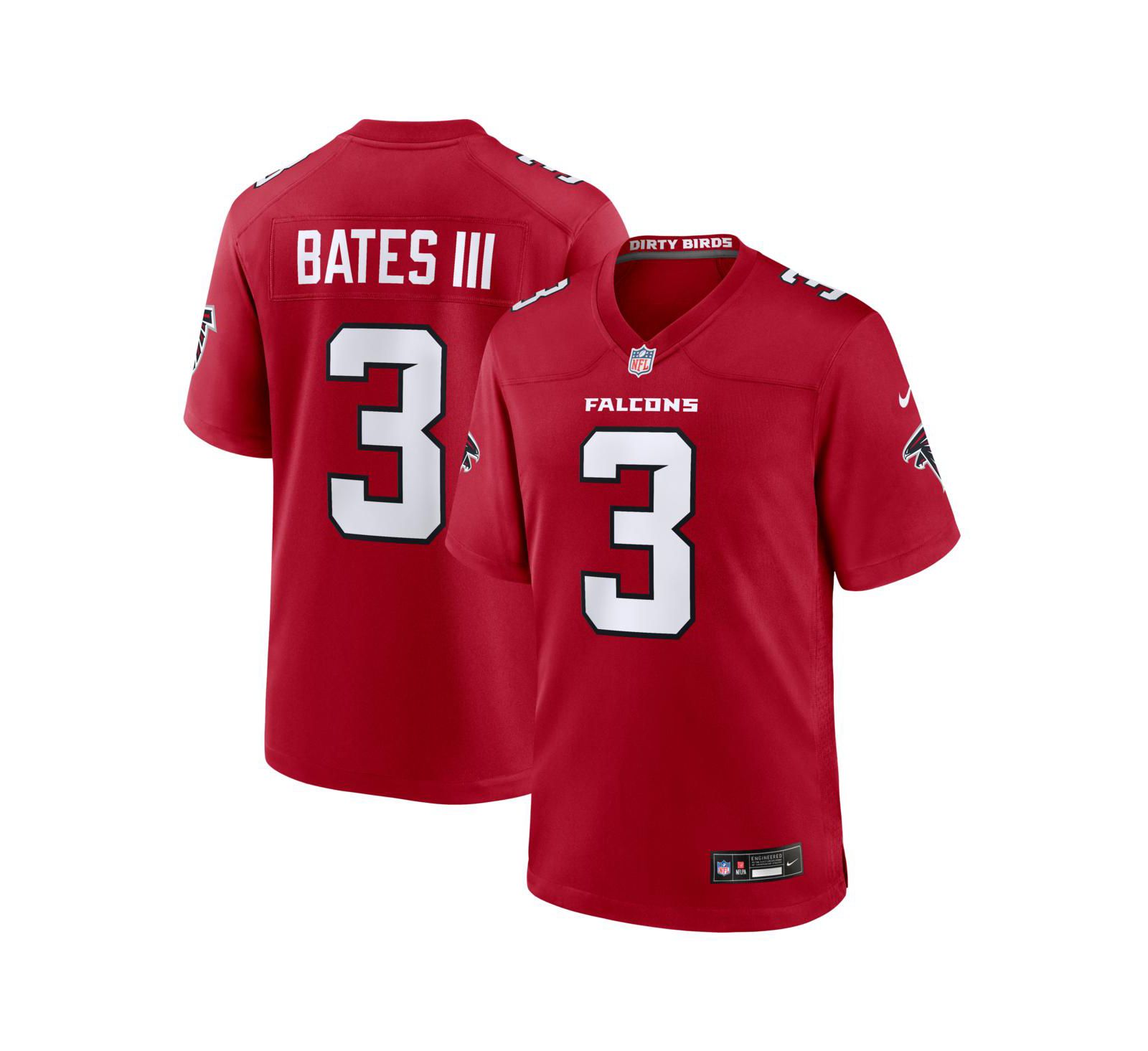 Мужская джерси Nike Jessie Bates III Red Atlanta Falcons