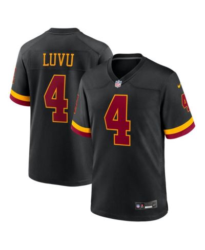 Nike Men's Frankie Luvu Black Washington Commanders Hail Raiser Alternate Game Jersey