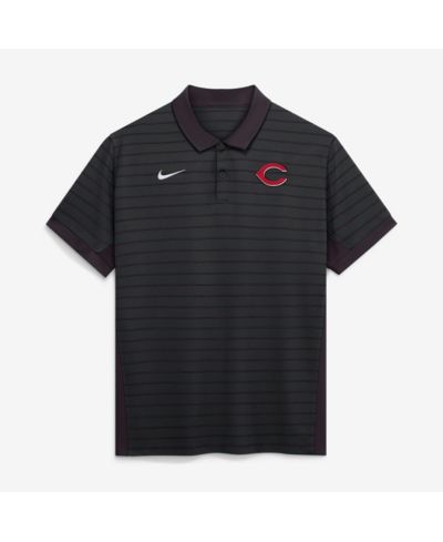 Nike Мужская поло рубашка Dri-FIT Cincinnati Reds Authentic Collection, черная