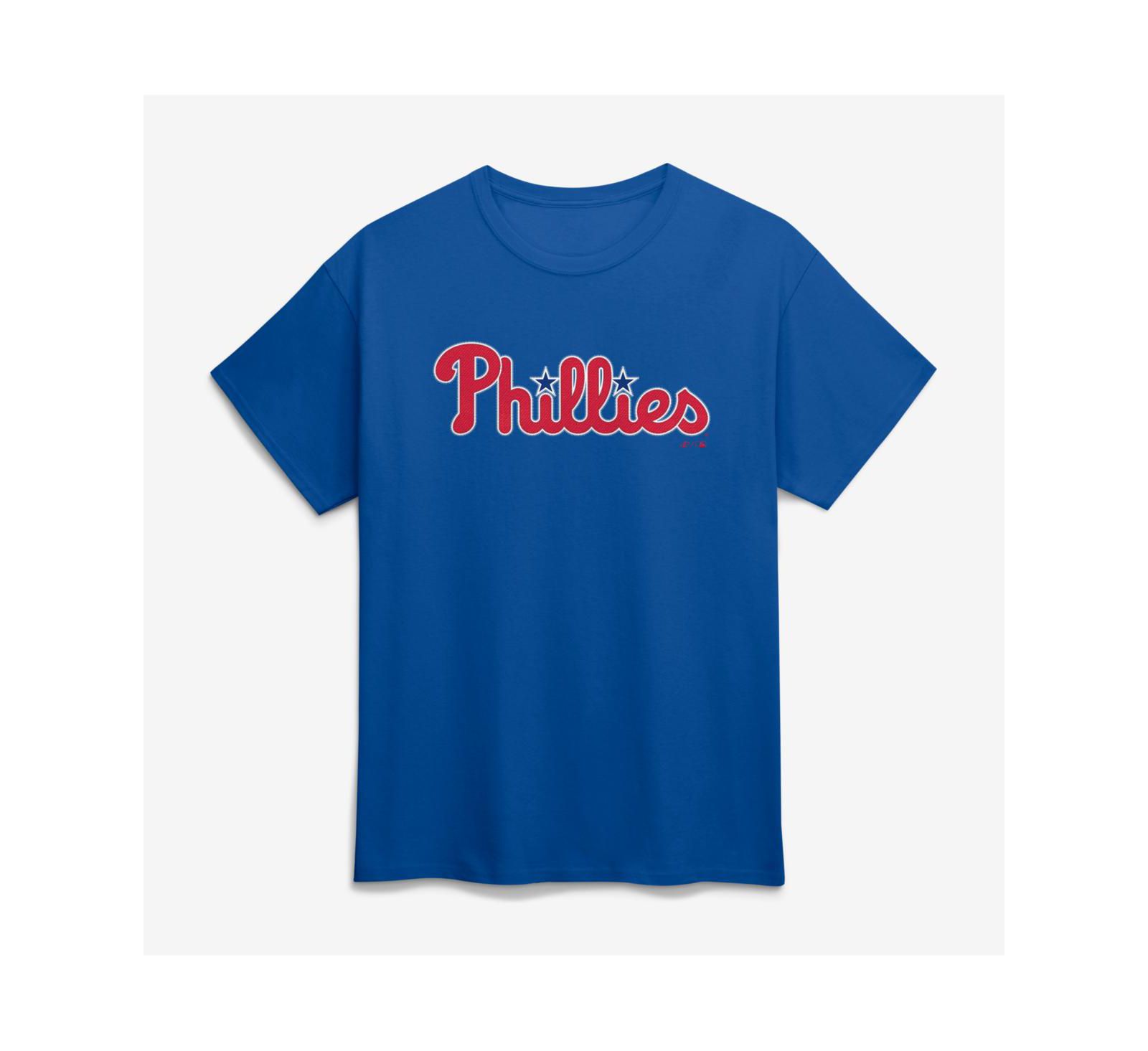 Logo Athletic Men's Royal Philadelphia Phillies Wordmark T-Shirt