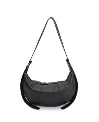 SUSU Vera Leather Crescent Bag Half-Moon Hobo Croissant Style Dumpling Shoulder Purse