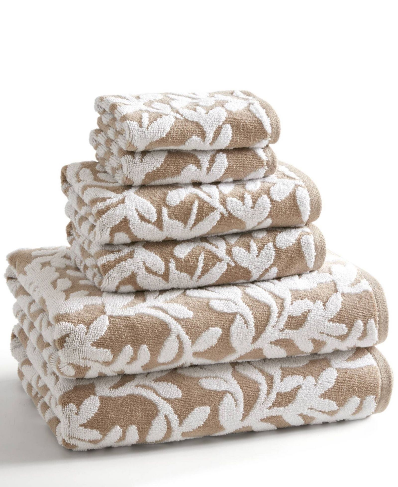 Madison Park Skyler Cotton 6-Piece Bath Towel Set