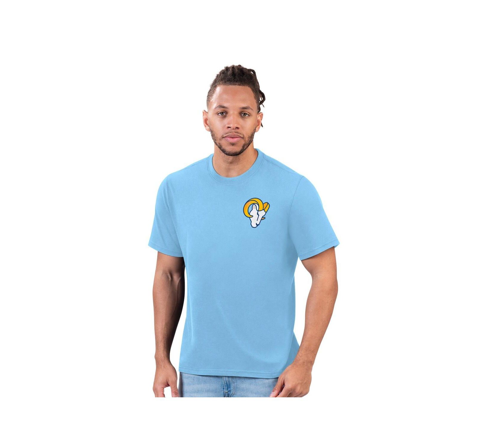 Мужская футболка Margaritaville Light Blue Los Angeles Rams Flip Flop T-Shirt