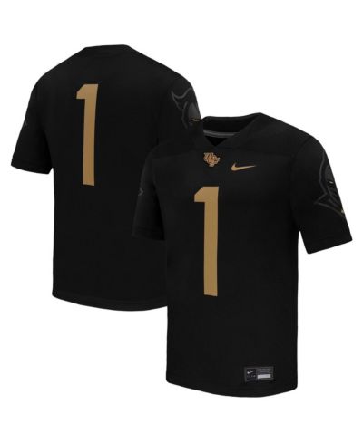 Футболка Nike Men's 1 Black UCF Knights Alternate Game Football Jersey