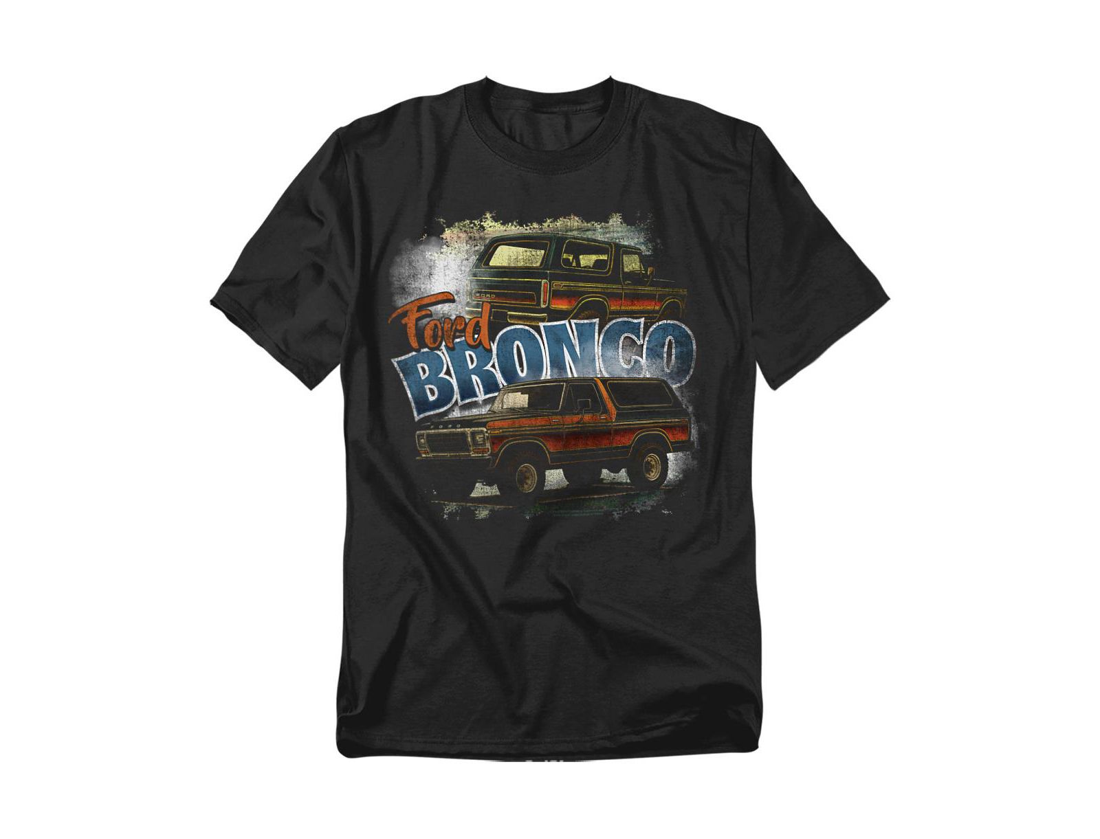 Mustang Men's Ford Bronco Clouded T-Shirt