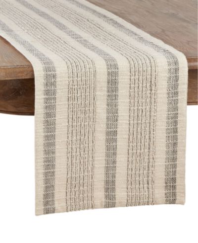 Дорожная скатерть Saro Lifestyle Woven Striped, 16" x 72"