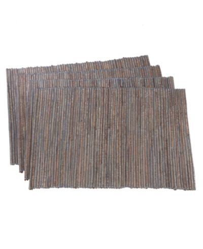 Набор из 4 подставочных салфеток Saro Lifestyle Shimmering Woven Nubby
