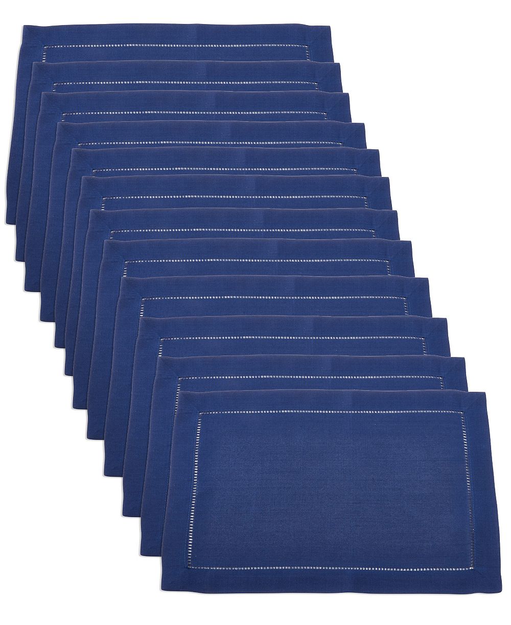 Saro Lifestyle Подставки для сервировки Hemstitched Border, 12 шт.