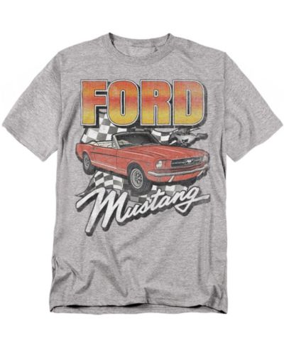 Мужская футболка Mustang Ford 289 с клетчатым флагом