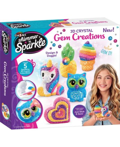 Cra-Z-Art Shimmer N' Sparkle: 3D Crystal Gem Creations