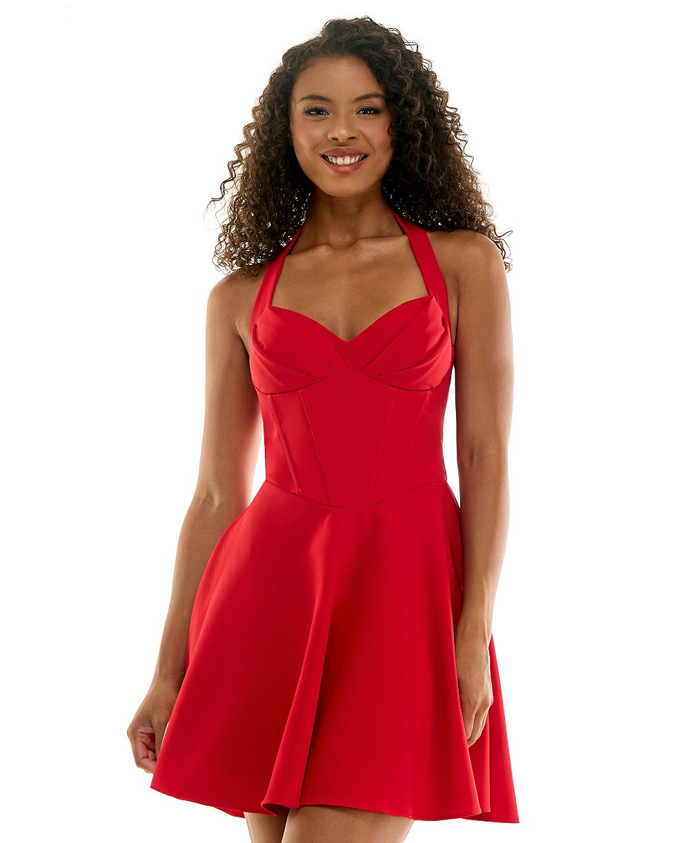 City Studios Детское платье Halter Neck Fit and Flare
