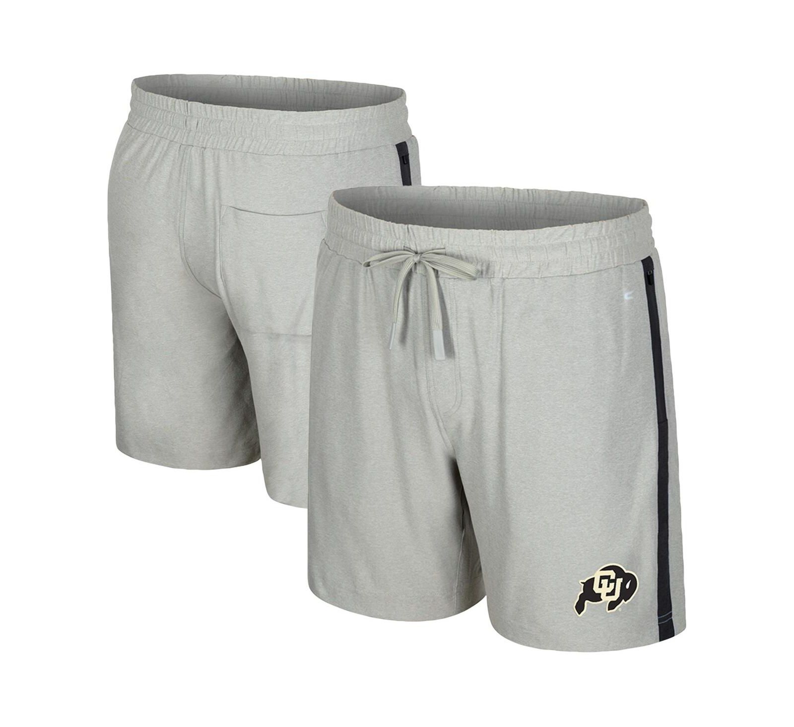 Colosseum Men's Gray Colorado Buffaloes Mac Shorts