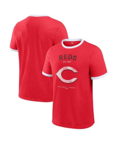 Darius Rucker Collection by Fanatics мужская футболка Cincinnati Reds Washed Ringer, красная