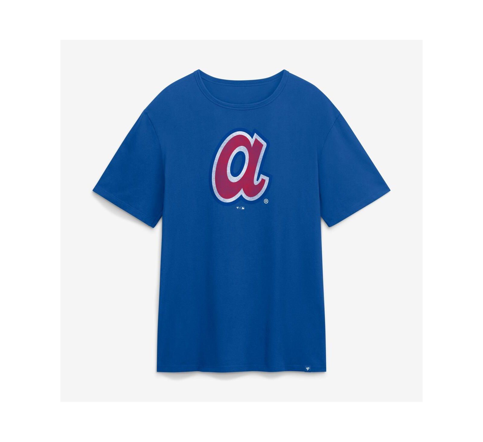 Мужская футболка Fanatics с винтажным логотипом Atlanta Braves