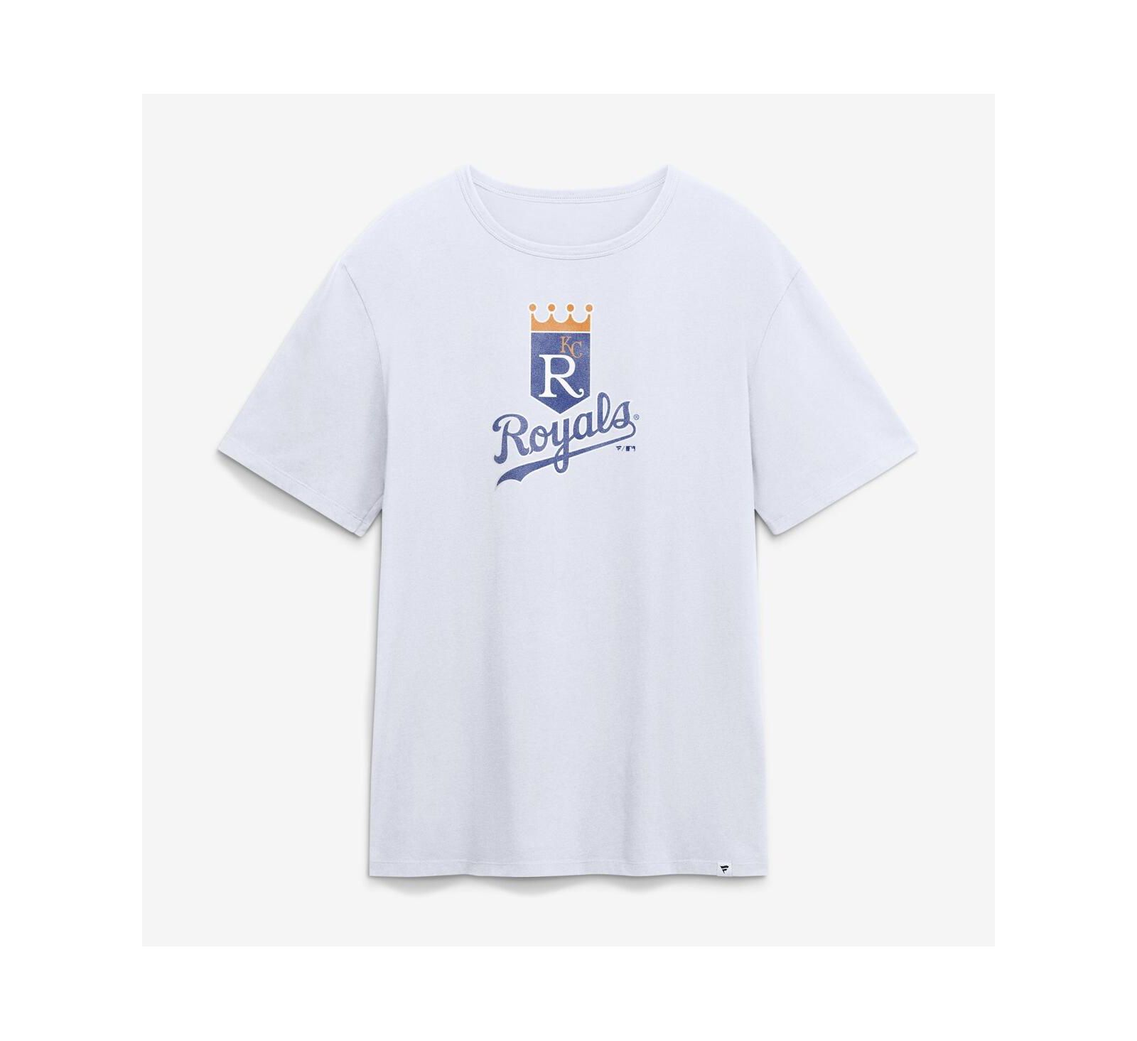 Мужские белые Kansas City Royals Vintage Logo T-Shirt