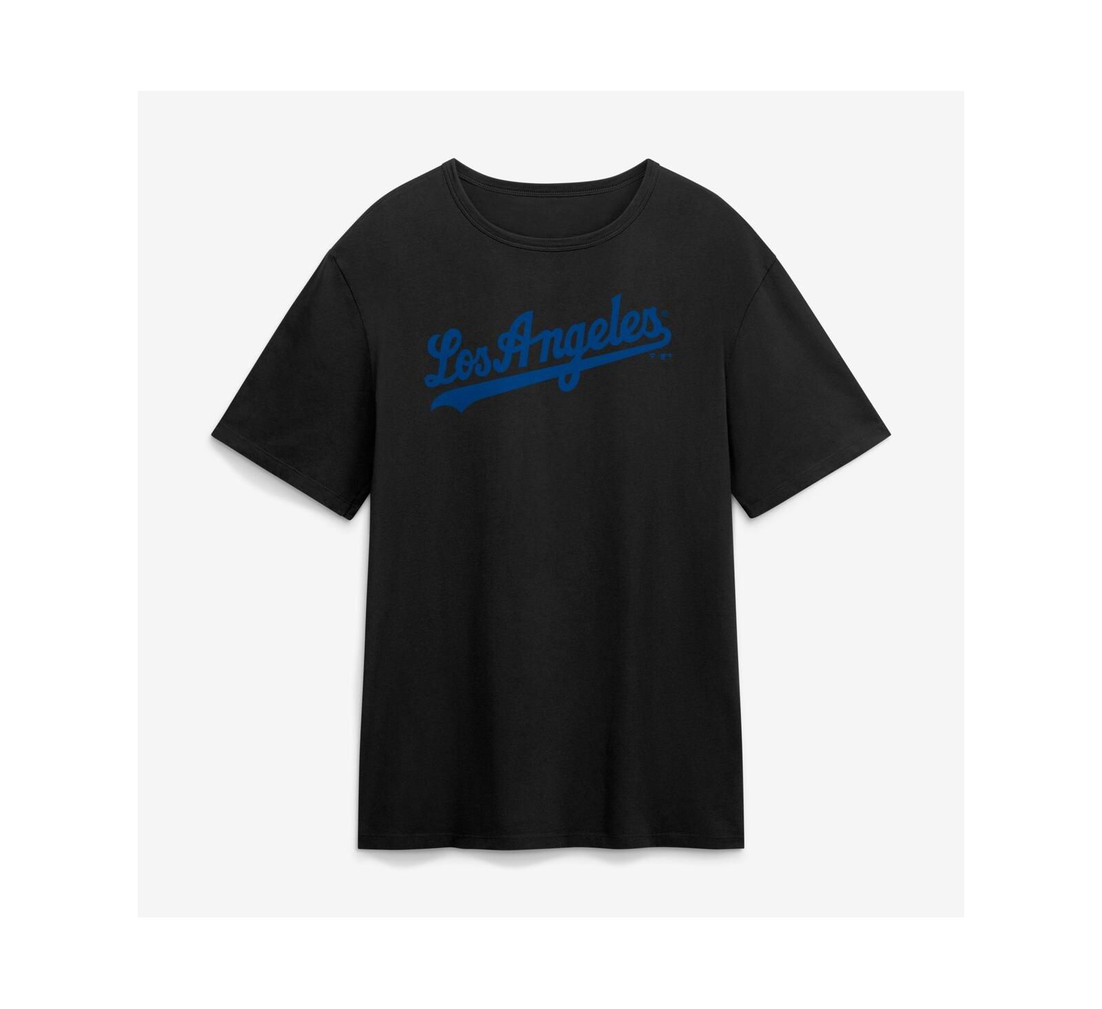 Футболка Fanatics Men's Black Los Angeles Dodgers Alternate Logo Legacy