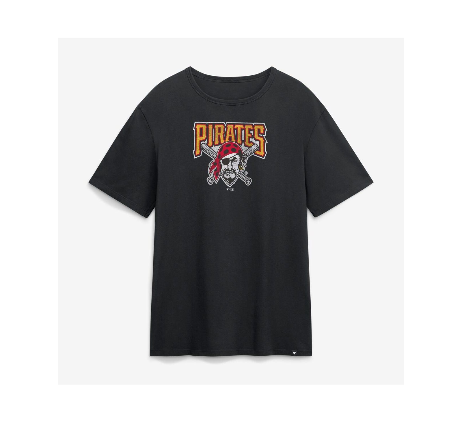 Мужская футболка Fanatics Pittsburgh Pirates Vintage Logo Legacy Black