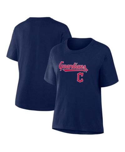 Fanatics Женская футболка Cleveland Guardians Lockup Legacy Navy