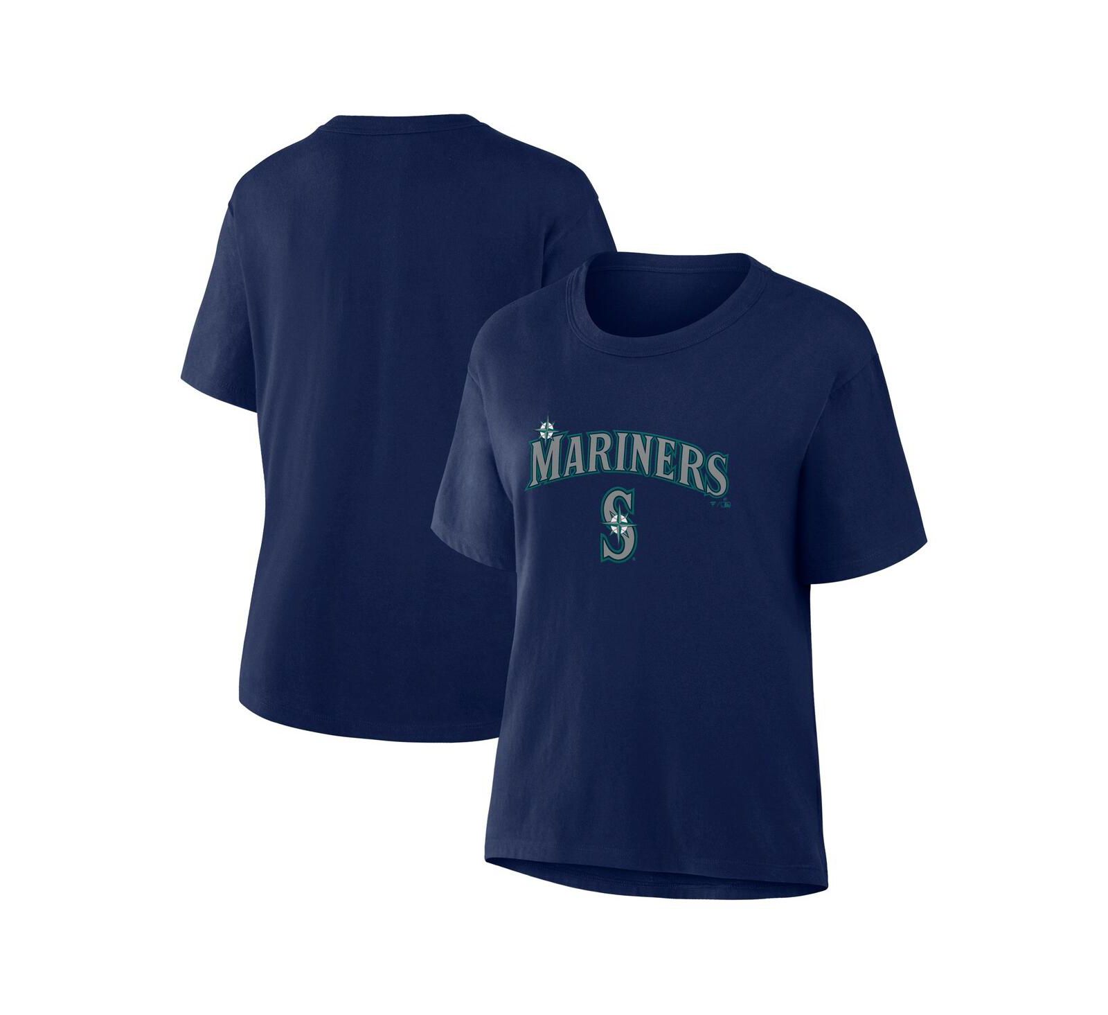 Fanatics Женский T-Shirt Seattle Mariners Lockup Legacy Navy