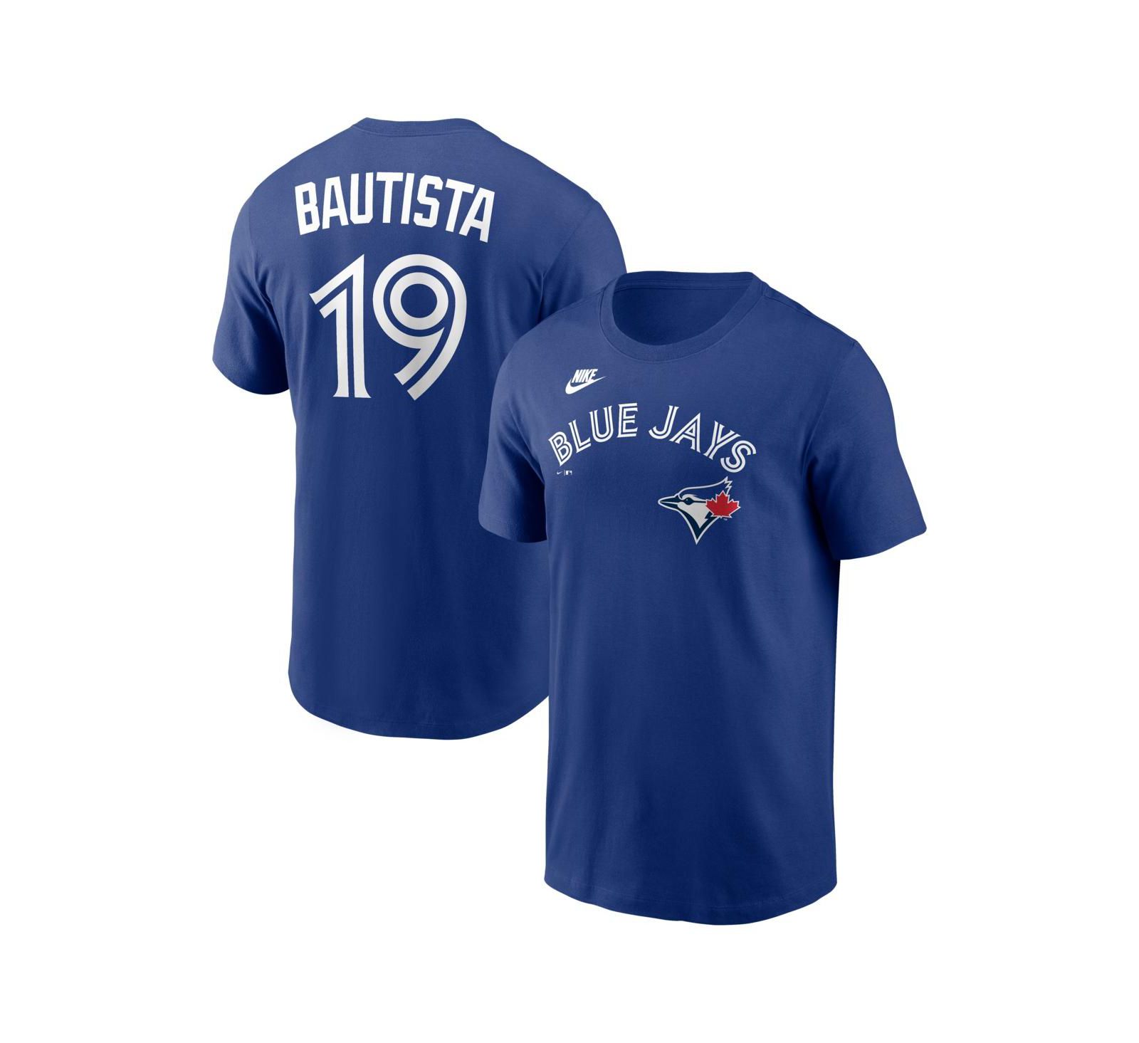 Nike Men's Jose Bautista Royal Toronto Blue Jays Cooperstown Collection Name & Number T-Shirt
