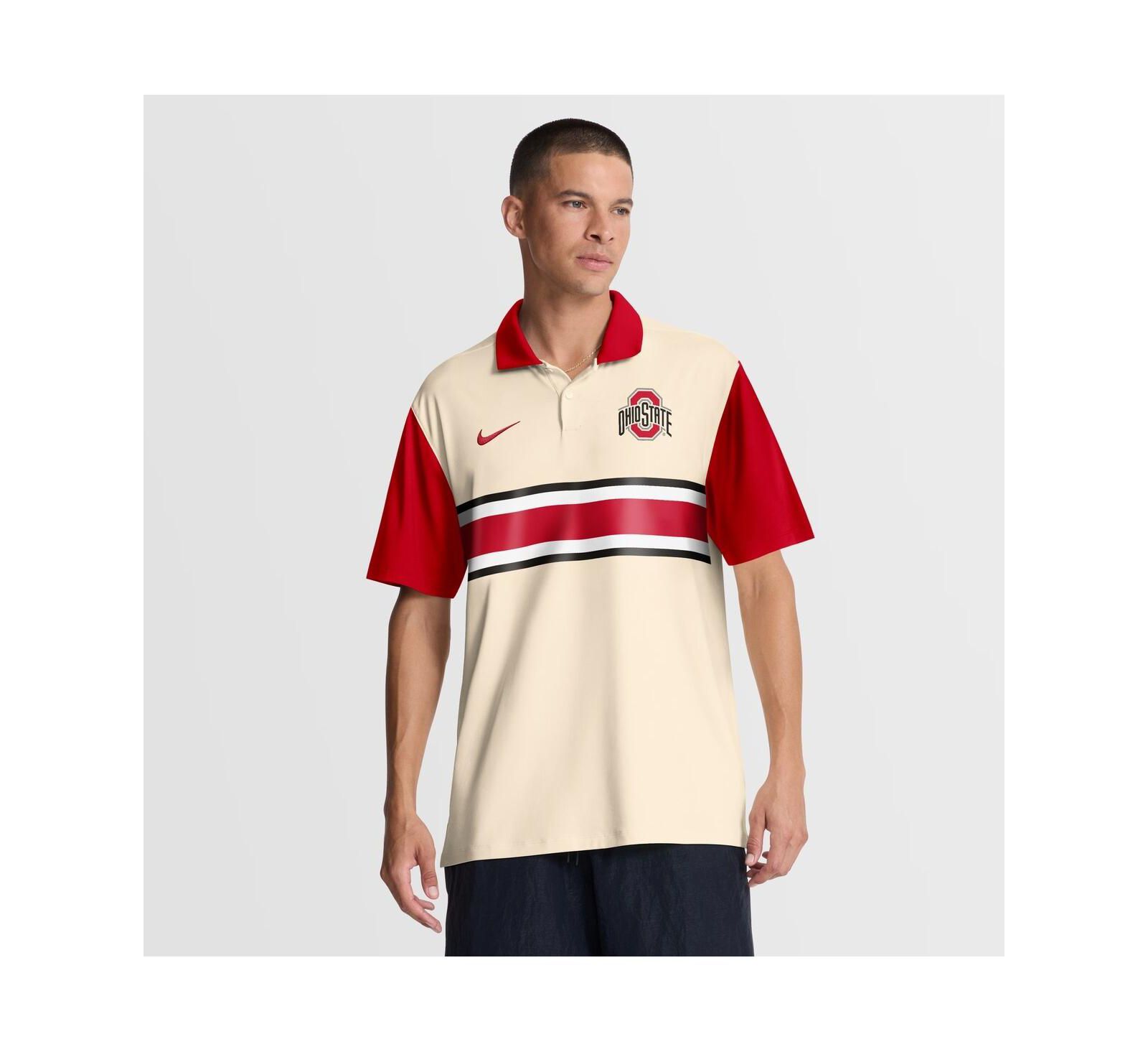 Мужская футболка Nike Ohio State Buckeyes Vapor Dri-FIT, поло