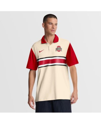 Мужская футболка Nike Ohio State Buckeyes Vapor Dri-FIT, поло