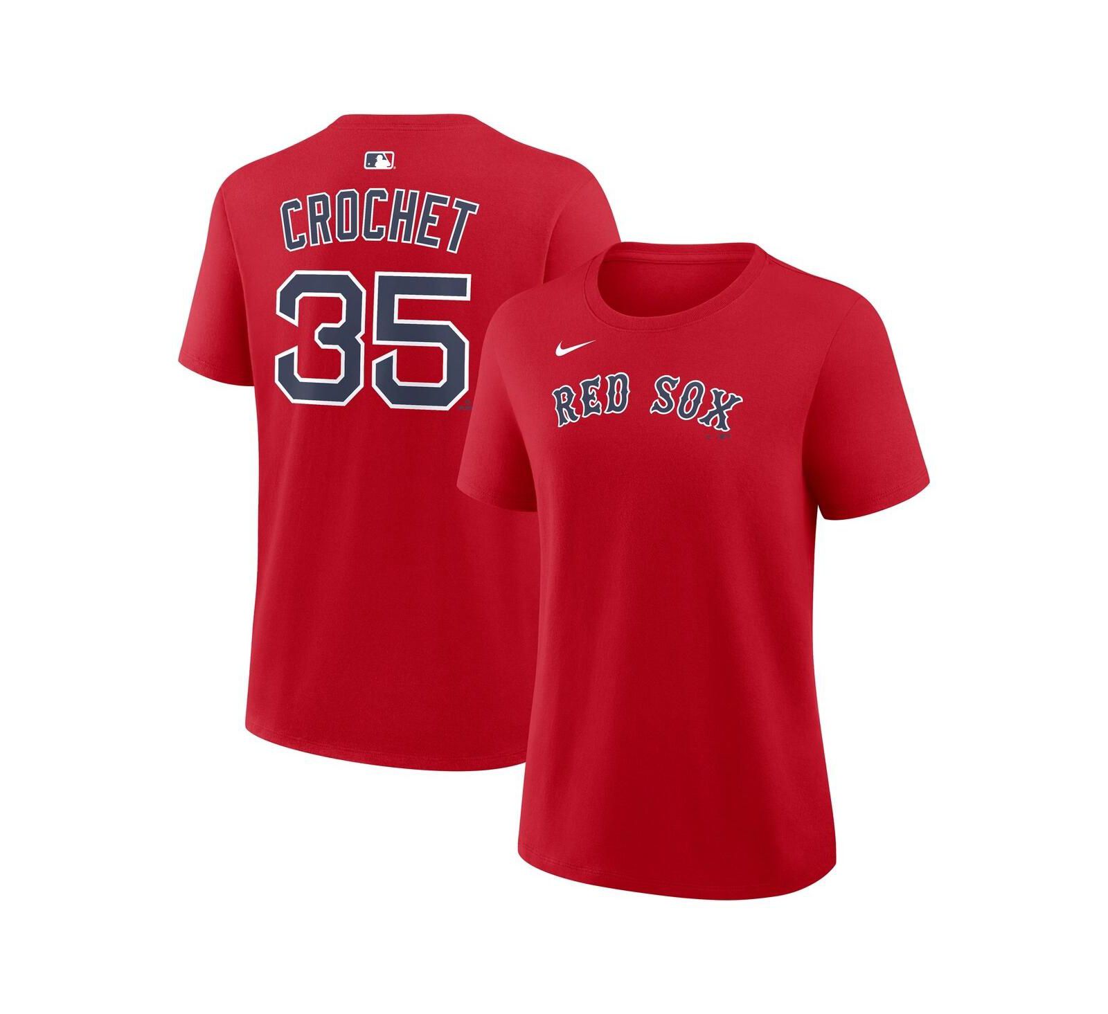 Nike Women's Garrett Crochet Red Boston Red Sox Name & Number T-Shirt
