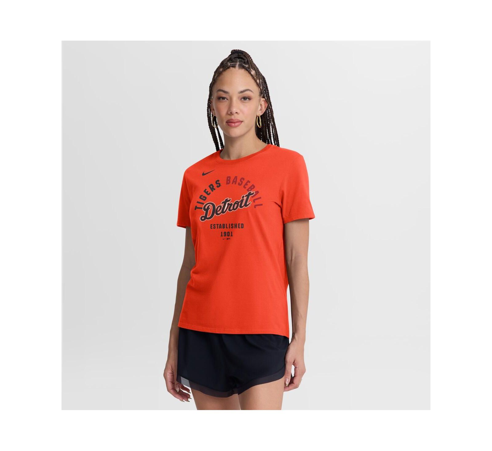Женская футболка Nike Orange Detroit Tigers Alternate Fashion