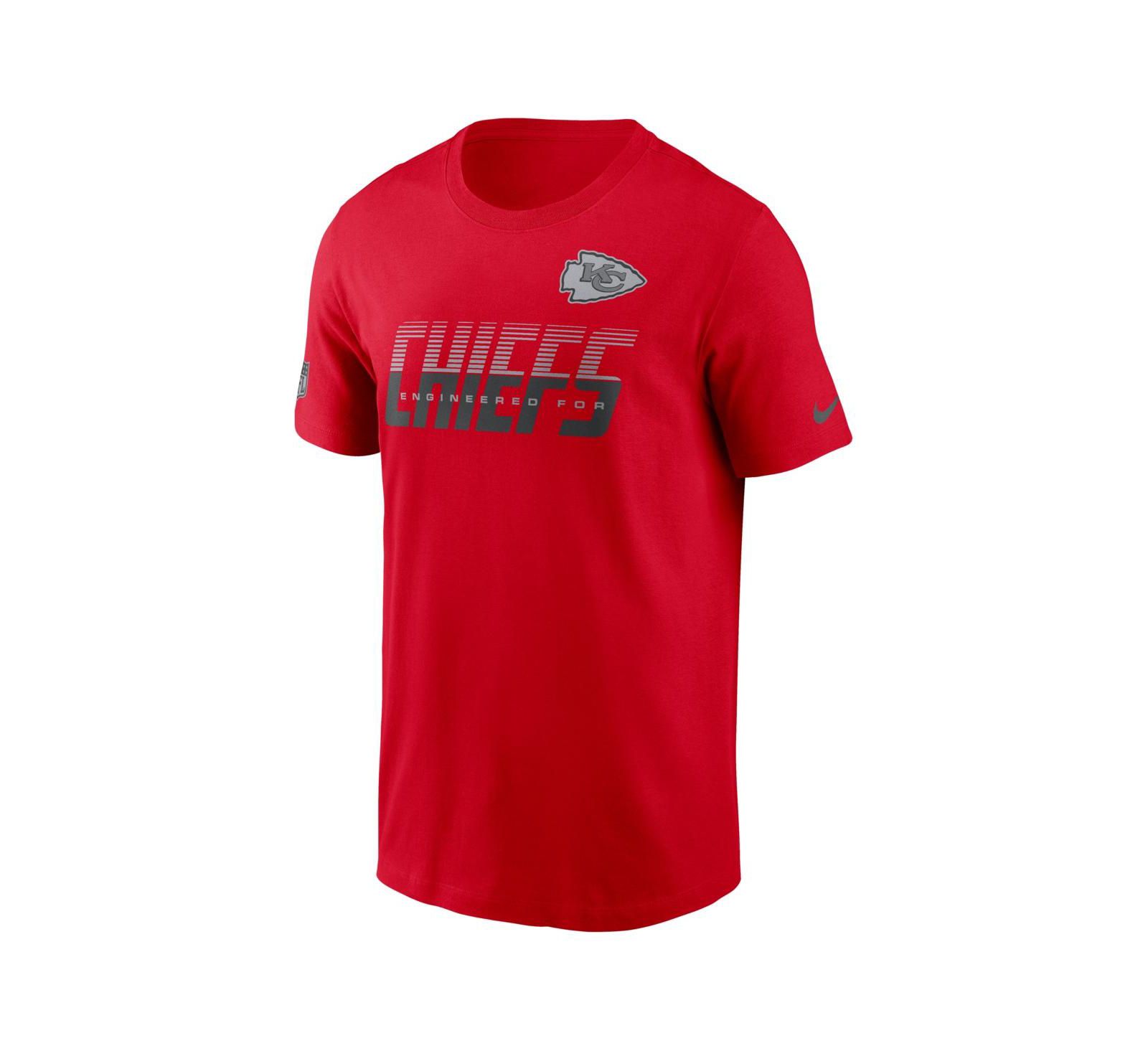 Футболка Nike Men's Red Kansas City Chiefs Sideline Dri-FIT