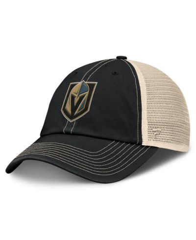 Мужская белая/натуральная кепка trucker с регулировкой логотипа Vegas Golden Knights от Fanatics