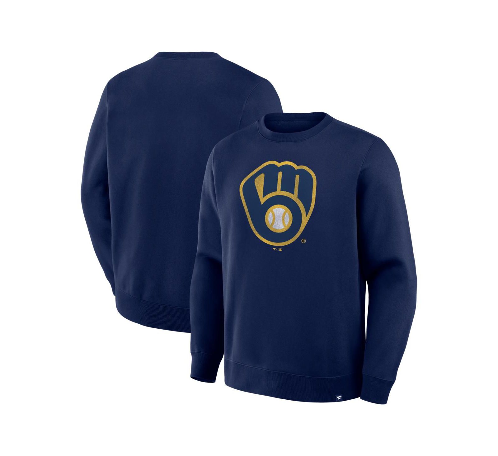 Fanatics Men's Navy Milwaukee Brewers Legacy Sweatshirt