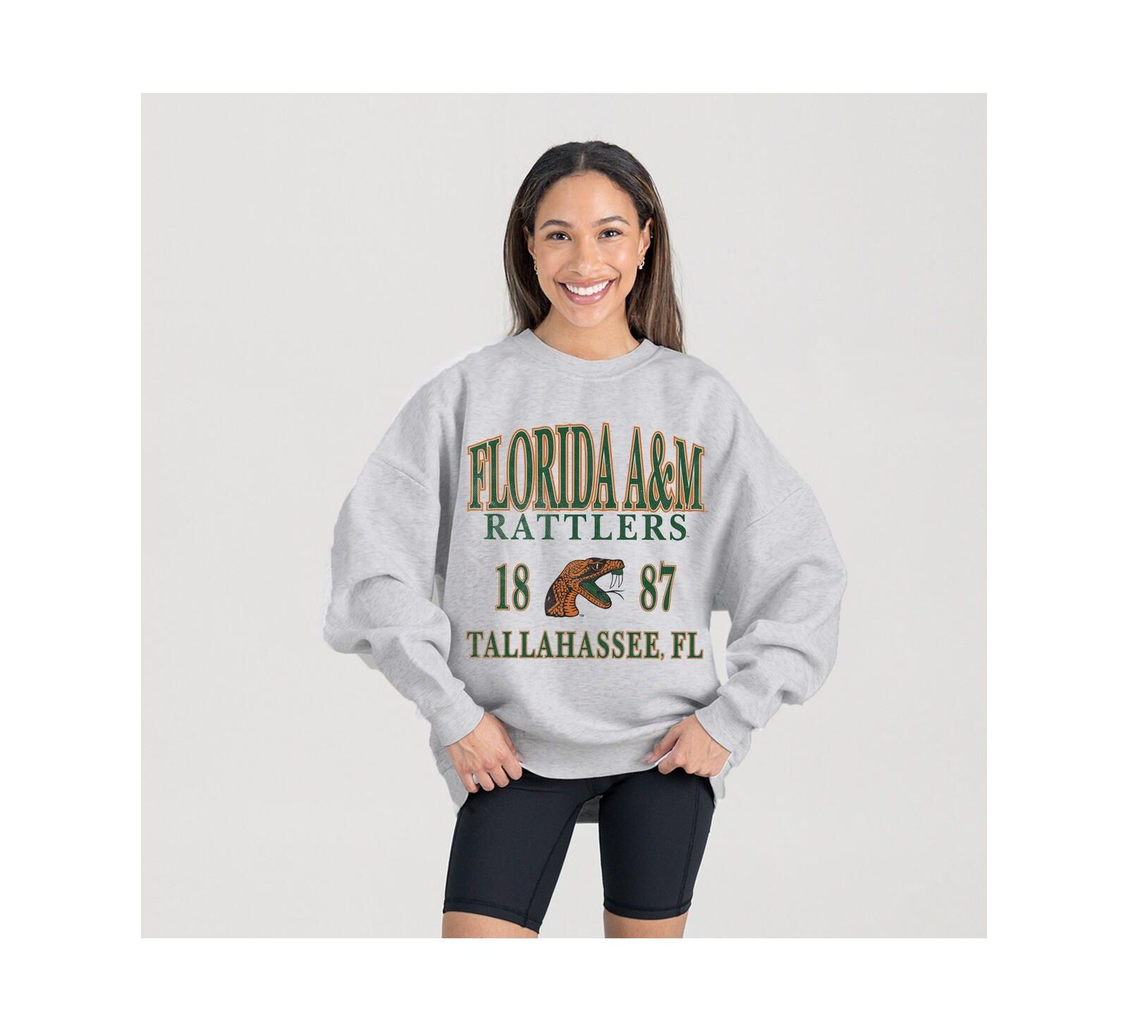 Женская флисовая толстовка Gameday Couture Ash Florida A&M Rattlers Premium
