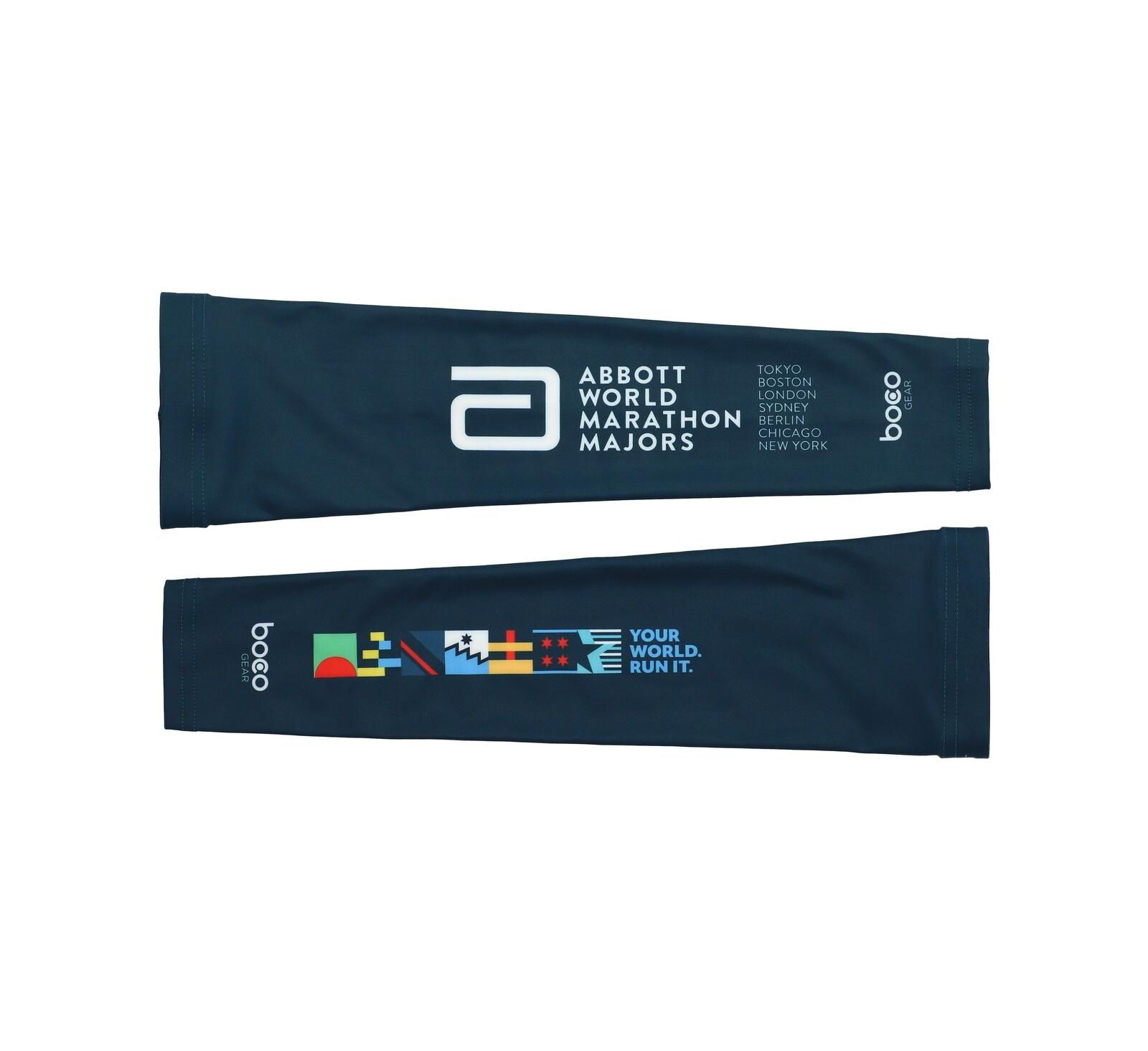 BOCO Gear Men's and Women's Blue World Marathon Majors 7 City Arm Warmers