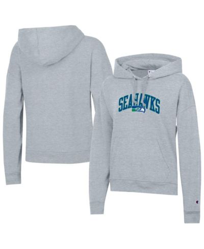 Женское худи Champion Heather Gray Seattle Seahawks Powerblend