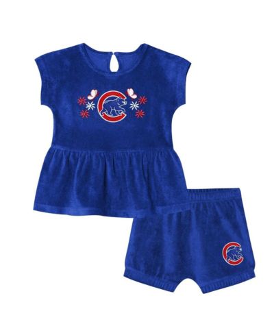 Детский комплект Outerstuff Royal Chicago Cubs: футболка и шорты