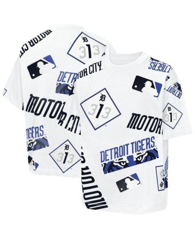 Детская футболка Outerstuff Detroit Tigers Circus Catch, белая