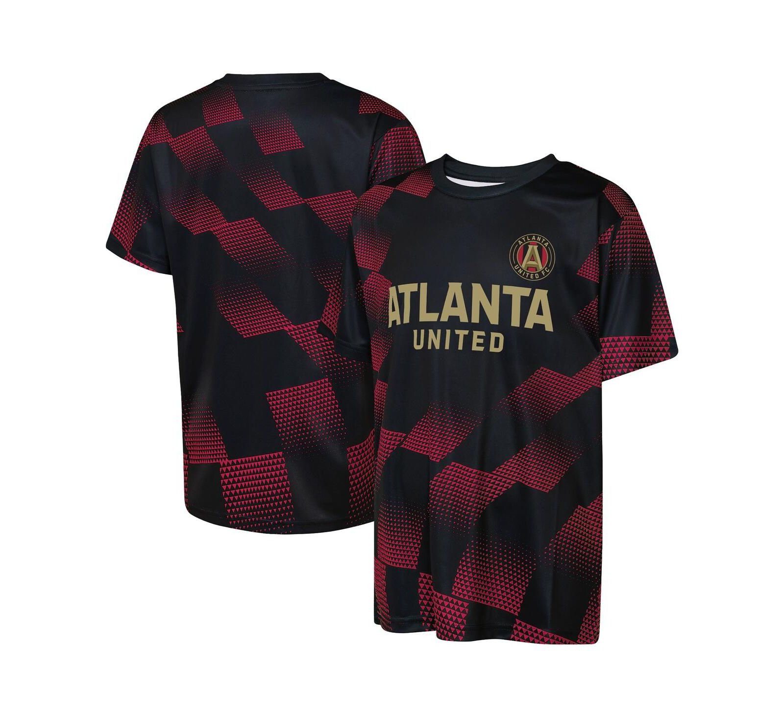 Футболка Outerstuff Atlanta United FC для мальчиков и девочек, черная