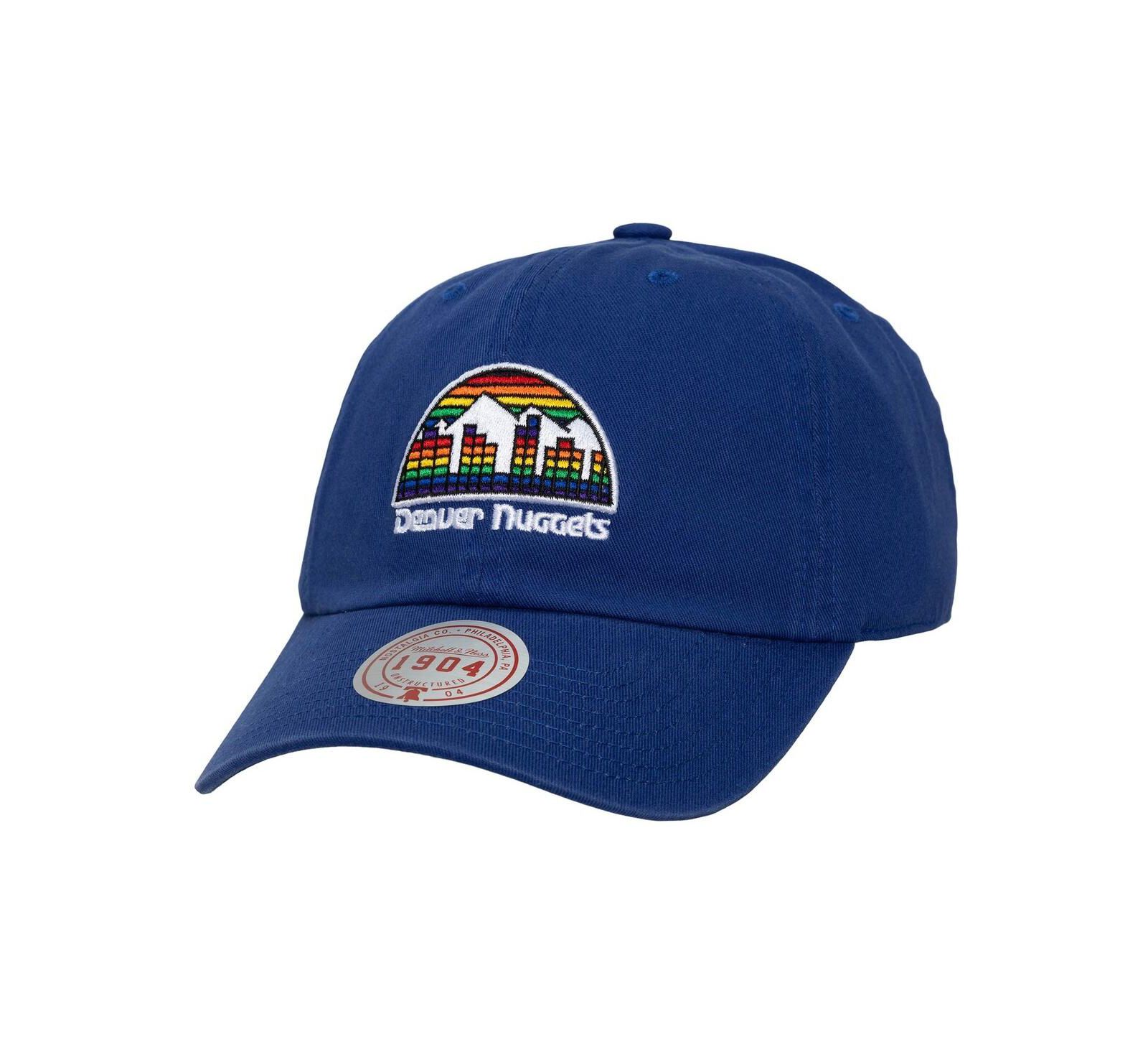Mitchell & Ness Мужская бейсболка Denver Nuggets, темно-синяя