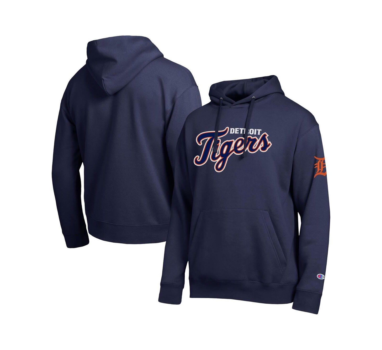 Champion Men's Navy Detroit Tigers All Star Wordmark Hoodie